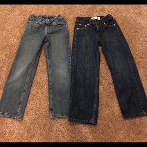 2 Pairs of Lee Boy jeans size 10